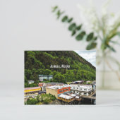 Juneau, Alaska, Foto der Stadt Postkarte (Stehend Vorderseite)