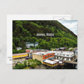 Juneau, Alaska, Foto der Stadt Postkarte (Vorne/Hinten)