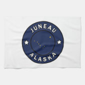 Juneau Alaska Geschirrtuch (Horizontal)