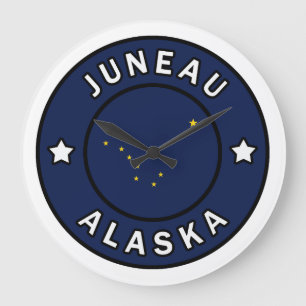Juneau Alaska Große Wanduhr