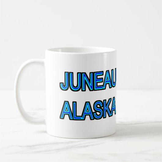 Juneau Alaska Kaffeetasse (Links)