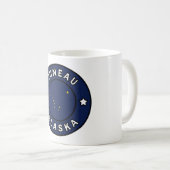 Juneau Alaska Kaffeetasse (VorderseiteRechts)
