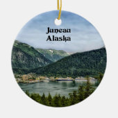 Juneau, Alaska Keramik Ornament (Vorne)