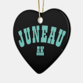 Juneau, Alaska Keramik Ornament (Links)