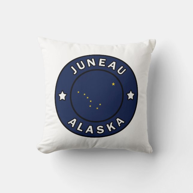 Juneau Alaska Kissen (Vorderseite)