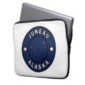 Juneau Alaska Laptopschutzhülle (Vorderseite Links)