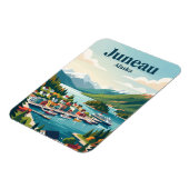 Juneau Alaska Magnet (Linke Seite)
