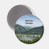 Juneau, Alaska Magnet (Vorderseite/Rückseite)