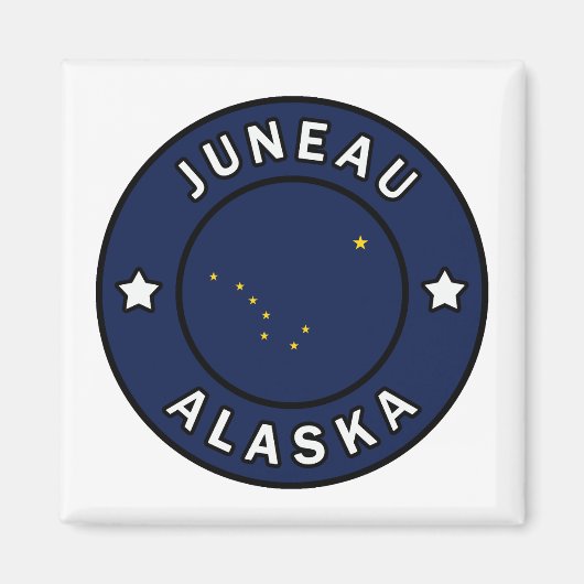 Juneau Alaska Magnet (Vorne)