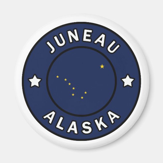 Juneau Alaska Magnet (Vorne)