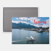 Juneau Alaska Magnet Souvenir GIft (Vorderseite/Rückseite)