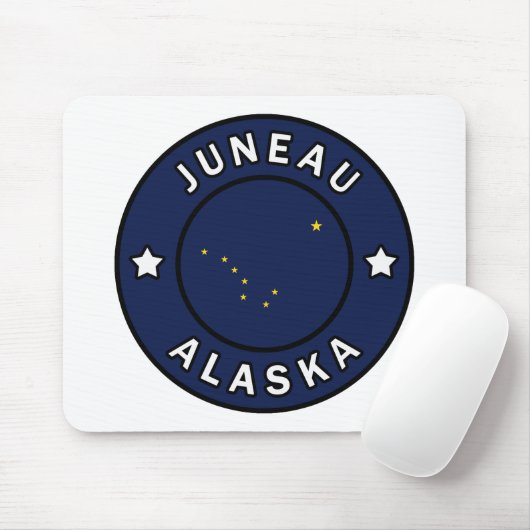 Juneau Alaska Mousepad (Mit Mouse)