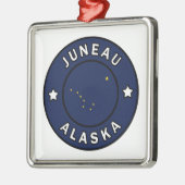 Juneau Alaska Ornament Aus Metall (Links)