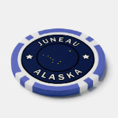 Juneau Alaska Pokerchips (Einzeln)