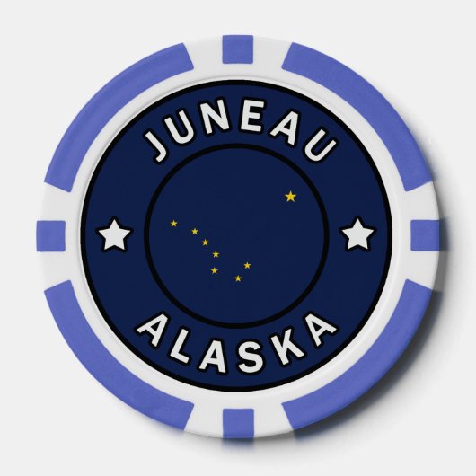 Juneau Alaska Pokerchips (Vorderseite)