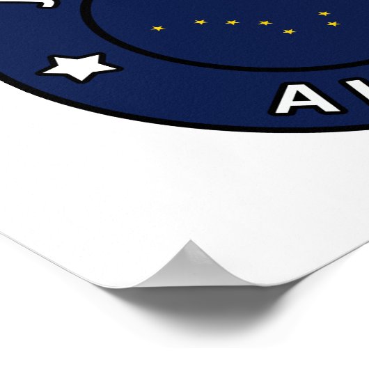 Juneau Alaska Poster (Ecke)