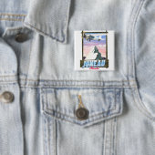 Juneau Alaska-Reiseplakat Button (Beispiel)