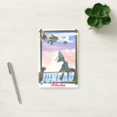 Juneau Alaska-Reiseplakat Post-it Klebezettel (Büro)