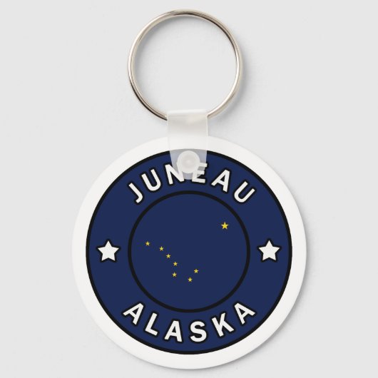 Juneau Alaska Schlüsselanhänger (Vorderseite)