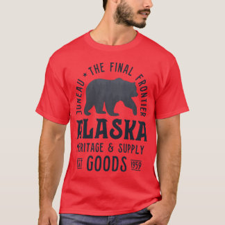 Juneau Alaska Shirt Bär Die letzte Grenze Familie