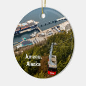 Juneau, Alaska, Straßenbahn & Stadt, Keramik Keramik Ornament (Links)