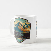 Juneau, Alaska | VINTAG Kaffeetasse (Vorderseite Links)