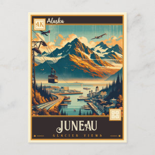 Juneau, Alaska   VINTAG Postkarte