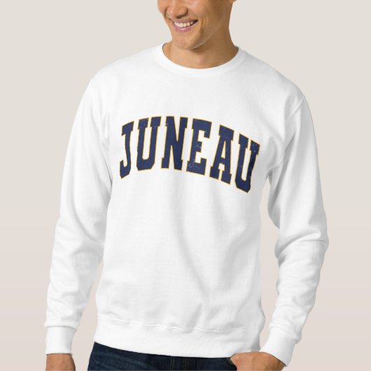 Juneau Alaska Vintage Uni Style Sweatshirt (Vorderseite)