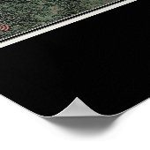 Juneau Alaska von der Raumsatellitenkarte Poster (Ecke)