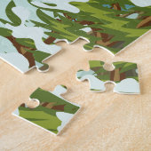 Juneau Alaska zum Ski Puzzle (Seite)