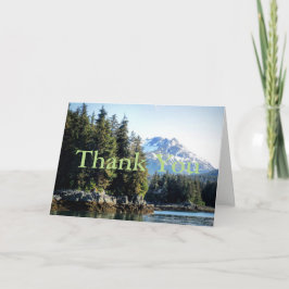Juneau danken Ihnen zu kardieren Dankeskarte