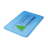 Juneau-Flagge, Alaska-Badewanne Badematte (Schrägansicht)