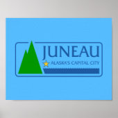Juneau-Flagge, Alaska-Poster Poster (Vorne)