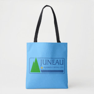 Juneau-Flagge, Alaska-Tote-Beutel Tasche