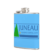 Juneau-Flagge, Flasche Alaska Flachmann (Links)