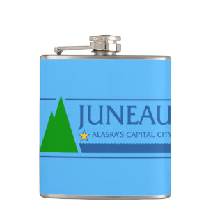 Juneau-Flagge, Flasche Alaska Flachmann