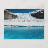 Juneau Icefield Icefall und Super-Gletschersee Postkarte (Vorderseite)