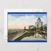 Juneau Park Milwaukee Wisconsin Vintag Postkarte (Vorne/Hinten)