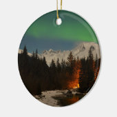 Juneaus Nordlichter Keramik Ornament (Links)