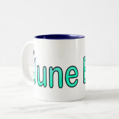 JuneBug Zweifarbige Tasse (Vorderseite Links)