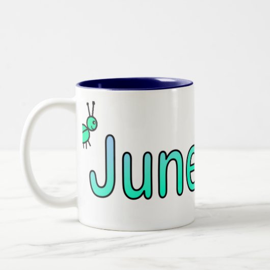JuneBug Zweifarbige Tasse (Links)