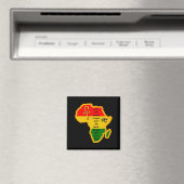 Junenth afrikanischer Ankh Wer Zitat Magnet (In Situ (Geschirrspüler))