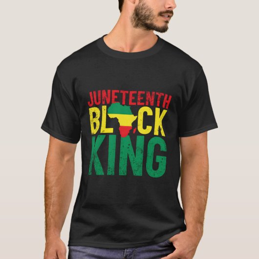 Junenth Black King for 's Junenth T-Shirt (Vorderseite)