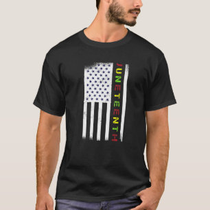 Junenth Emanzipation 4. Juli Flag 1865 Vorfahren T-Shirt