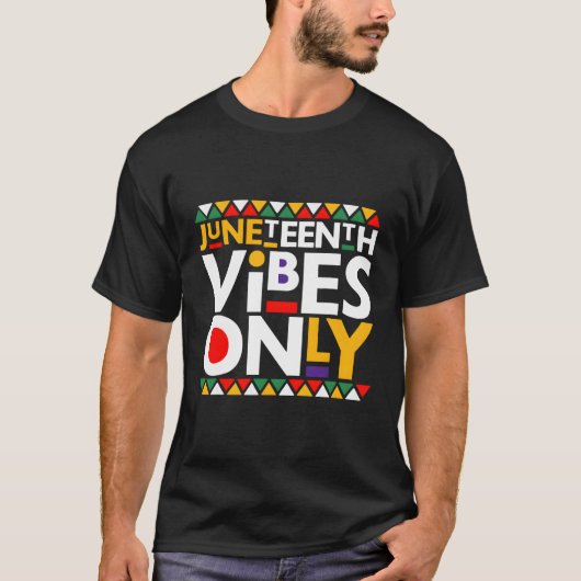 Junenth S only 1865 Afroamerikaner T-Shirt (Vorderseite)