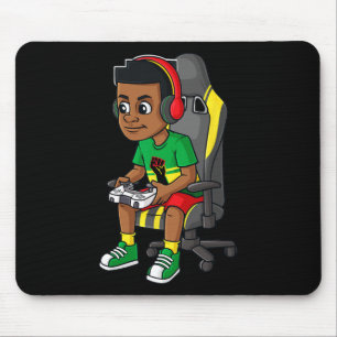 Juneteentchen Gamer Fun Boys Kinder Teens Gaming Mousepad