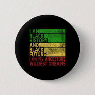 Juneteentchen ist mein Unabhängigkeitstag Schwarze Button