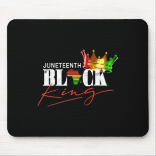 Juneteente Black King American Men Boys Bl Mousepad