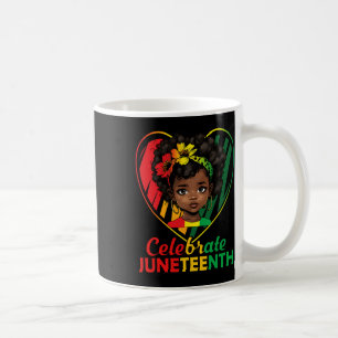 Juneteente Celebrate Girls Kids African American B Kaffeetasse