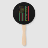 Juneteente Freedom Celebration USA Flag Fächer (Rückseite)